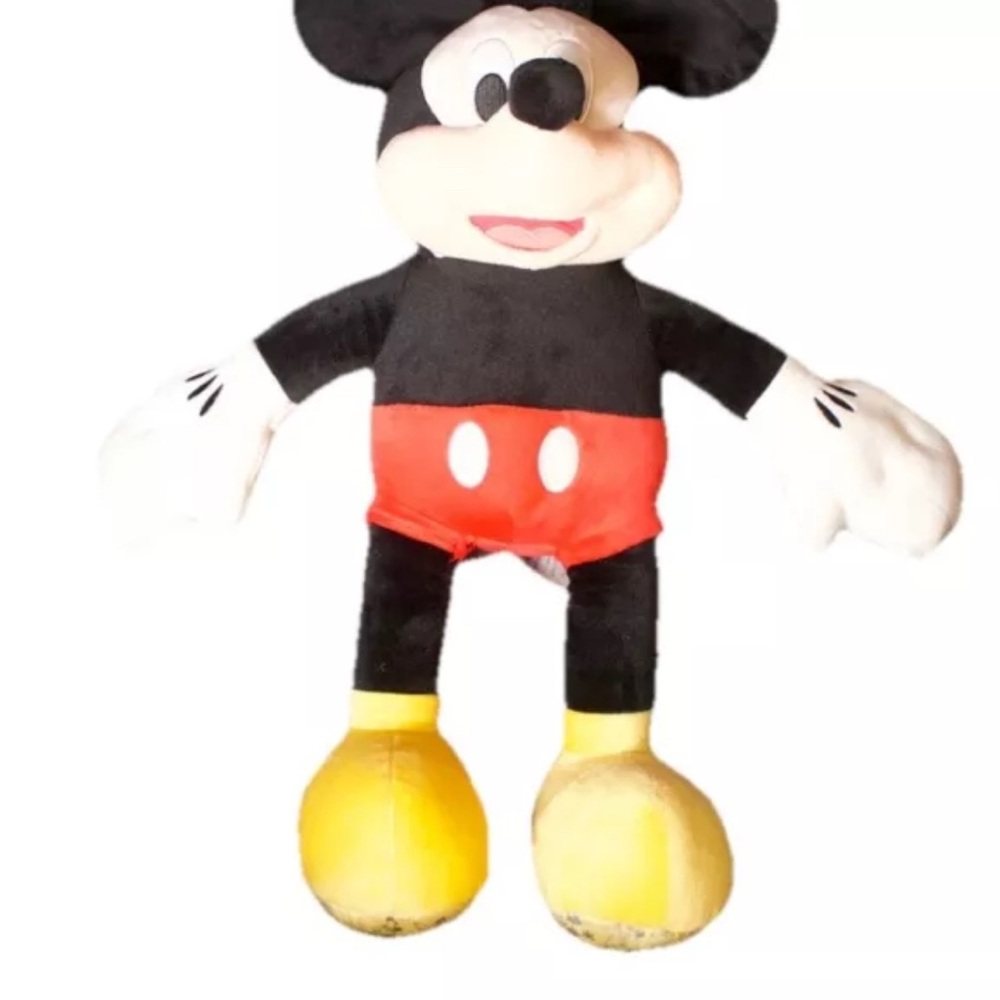 Build A Bear BAB Disney Mickey Mouse Plush Toy - Black, Red, Yellow - Picture 9 of 11